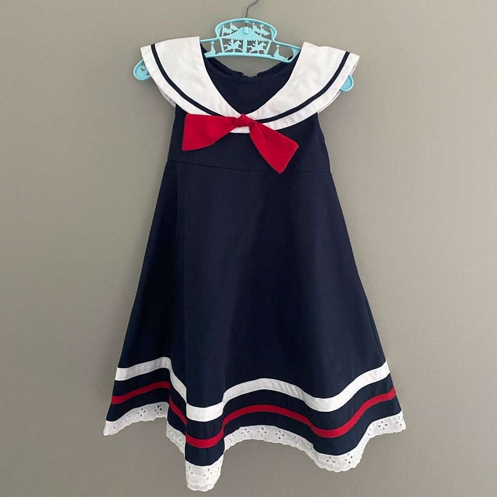 2T Blue Sailer Dress